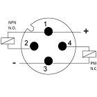 Ultrasenzor, desen conector